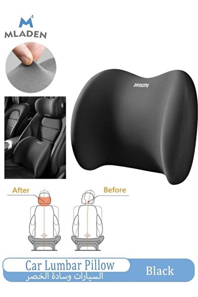 MLADEN Car Lumbar Support Pillow with Memory Foam for Car and Office Chair Ca...