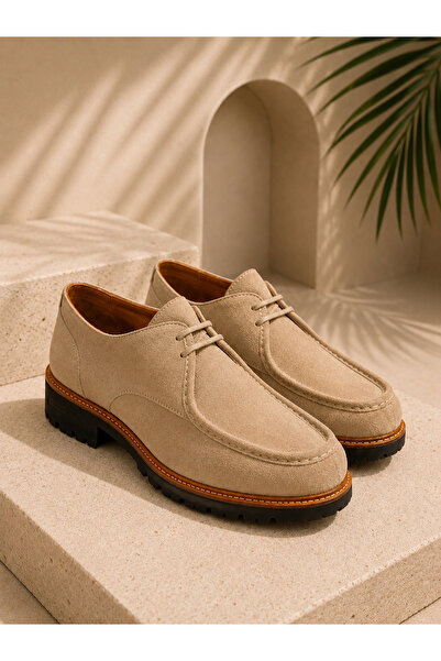 More Sports Genuine Leather Suede Handmade Casual Men's Shoes 1903-Paris