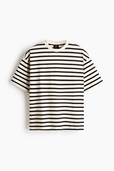 H&M Pamuklu Tişört Oversized Fit