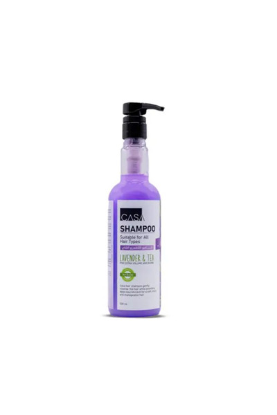 CASA Lavender and Tea Shampoo for cleaning hair and increasing density and sh...