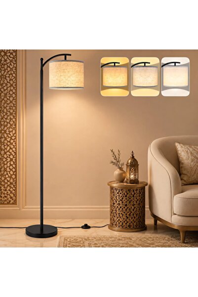 YESMAX Floor Lamp for Living Room with 3 Color Temperatures LED Bulb, Modern ...