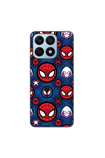 OEM Θήκη συμβατή με Honor X8a από σιλικόνη gel TPU με σχέδιο προσώπου Spiderman