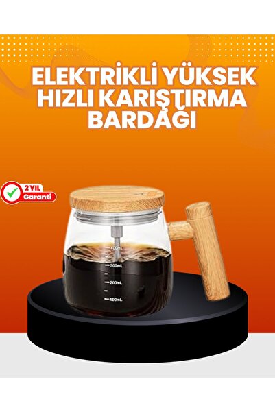 Genel Markalar Isıtıcılı Manyetik Karıştırıcı Kupa – 400 ml C Tipi Şarjlı Akı...