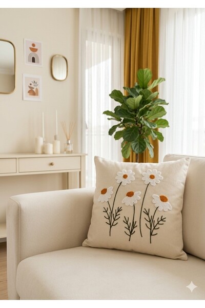 ENAVM punch işleme modern bohem kırlent kılıfı 45*45 cm