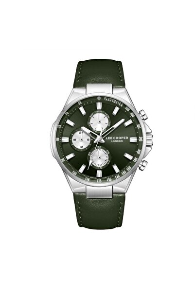 Lee Cooper Men's MULTIFUNCTION Dark Green Dial Watch - LC08223.375