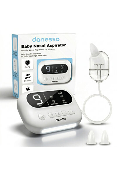 DANESSO Aspirator Nazal Electric Danesso®, pentru Bebelusi si Copii, 9 Trepte...