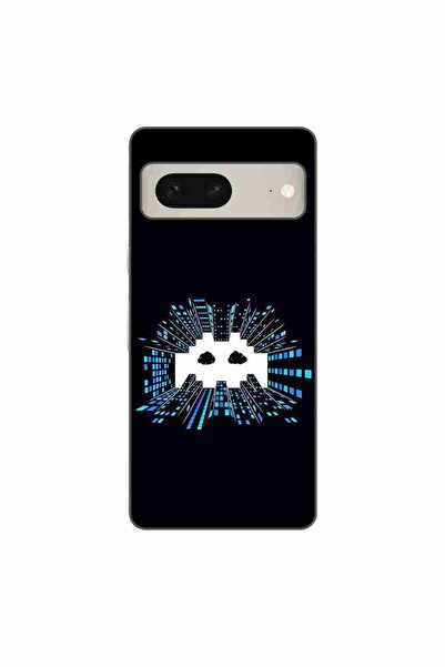 OEM Калъф, съвместим с Google Pixel 7, силиконов гел TPU модел Sky Invaders
