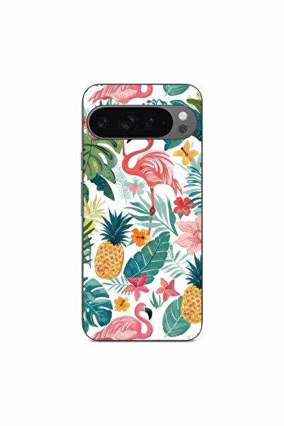 OEM Husa compatibila cu Google Pixel 9 Pro XL Silicon Gel Tpu Model Tropical ...
