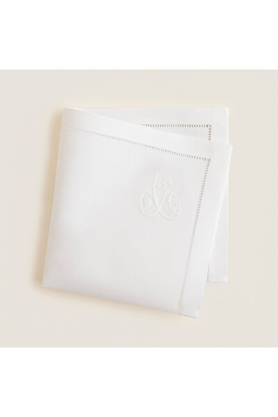 Chakra Mono Napkin(C) 40X40 cm White