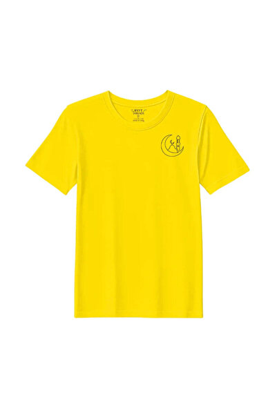 BYFT Threads Eid T-Shirt - Moonlit Mosque Outline Embroidered Design, Premium...