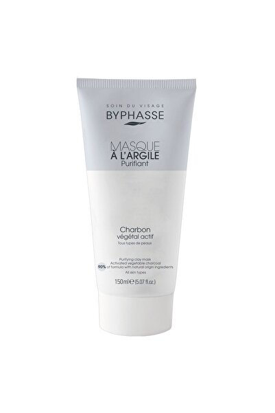 BYPHASSE Byphasse, Cărbune, Purificator, Mască de argilă, 150 ml
