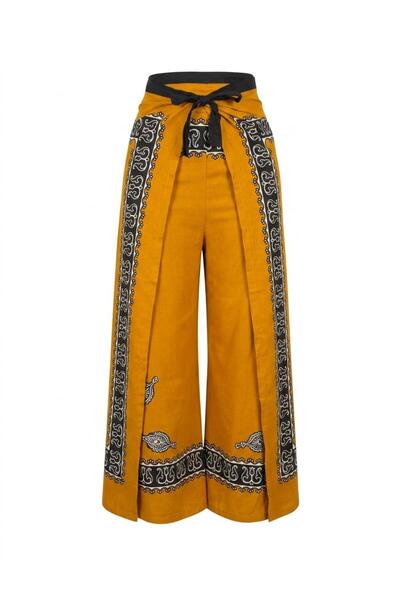 Sobe Hediyelik Authentic Design Tied Puzzle Pants, Suitable for Sizes 36-42