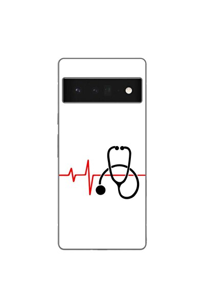 OEM Husa compatibila cu Google Pixel 6 Pro Silicon Gel Tpu Model Puls Doctor