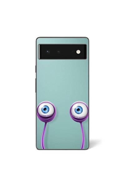 OEM Husa compatibila cu Google Pixel 6 Silicon Gel Tpu Model Snail Eyes