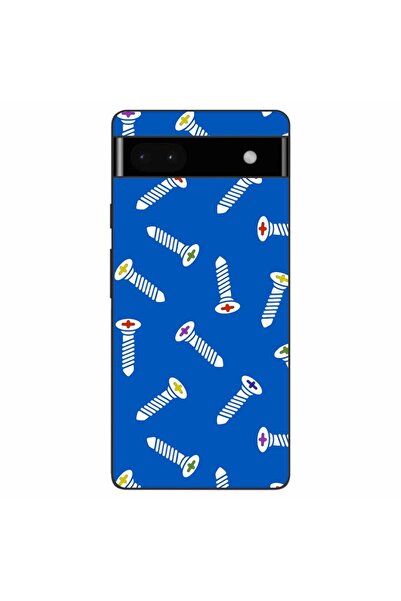 OEM Husa compatibila cu Google Pixel 6A Silicon Gel Tpu Model Screws Pattern