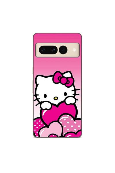 OEM Husa compatibila cu Google Pixel 7 Pro Silicon Gel Tpu Model Hello Kitty ...