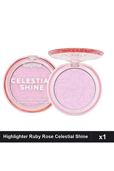 Ruby Rose Highlighter Illuminator Celestial Shine 01, Blush Professional Makeup