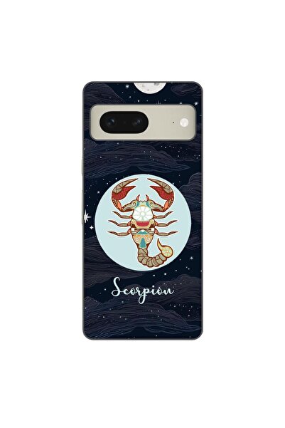 OEM Husa compatibila cu Google Pixel 7 Silicon Gel Tpu Model Horoscop Scorpion