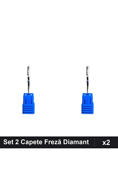 NAİLS Set 2 Capete Freză Diamant pentru Unghii, Manichiură Profesională