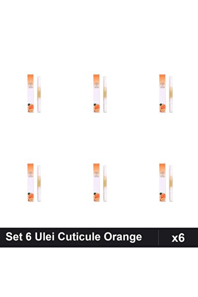 NAİLS Set 6 Ulei Cuticule Stilou Orange, Ingrijire Unghii Profesionala