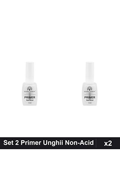 global fashion Set 2 Primer Unghii Non-Acid 12ml, Bază Manichiură Profesională