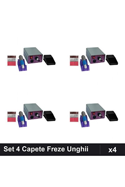 NAİLS Set 4 Capete Freze Unghii Electrice, Manichiura Profesională, Accesorii...