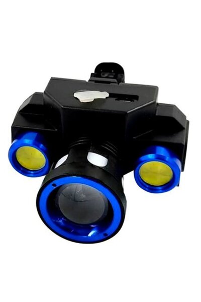 Generic Rechargeable Multifunctional Headlamp with USB Zoom and 3 LEDs