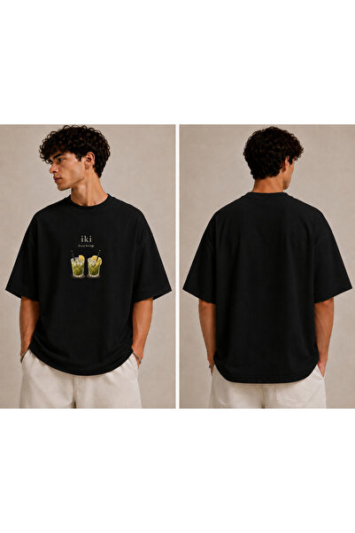 MiniHouse Oversize T-Shirt with Kuzu Ear Print