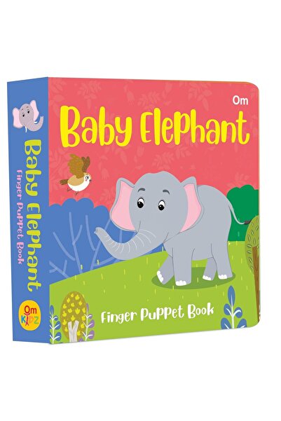 OM BOOKS Baby Elephant- Finger Puppet
