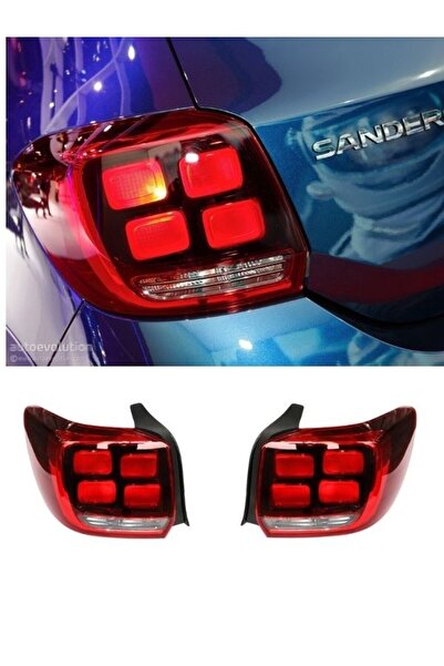NS Nilser Auto Parts Dacia Sandero Arka Stop Lambası Led Sağ-Sol Takım 2016-2019