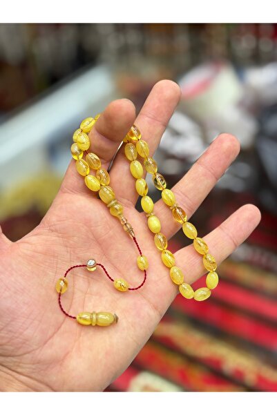 tesbihciniz Masterfully Crafted Mohair Barley Cut Crimped Amber Prayer Beads