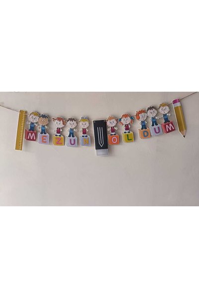 TAFPE ART STUDİO I Graduated Decoration Set - Graduation Party Decoration