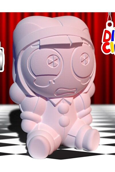 OtoBakımZamanı Sevimli Chibi Pomni Figürü - The Amazing Digital Circus Karakt...