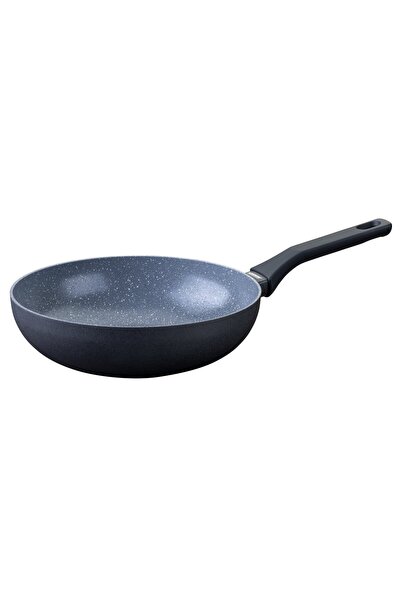 FACKELMANN Pressed aluminum wok pan 28 cm, Cosmo, PFAS-free with ceramic coat...