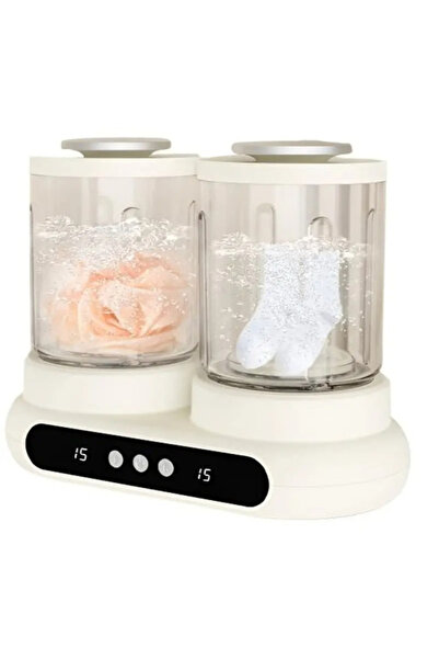 OEM Mini Masina de Spalat cu Doua Cuve Separate, Capacitate 3L, Spalare Delic...