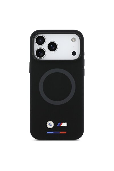 BMW M Θήκη Σιλικόνης MagSafe με Λογότυπο για iPhone 17 Pro Max - Μαύρο