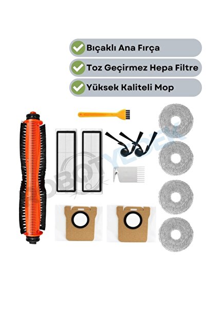 robotyedek Perie de schimb compatibilă cu aspiratorul Xiaomi Vacuum 5 Pro, fi...