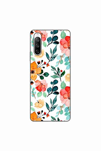 OEM Husa compatibila cu Sony Xperia 10 III Silicon Gel Tpu Model Painted Flowers
