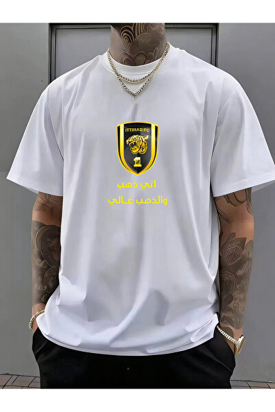 SAUDI RonaldoCR7 AI Nassr FC logo graphic T-Shirt Men and Women's 100% Cotton...