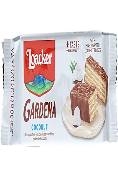 Loacker جوز الهند جاردينا 25×38 جرام