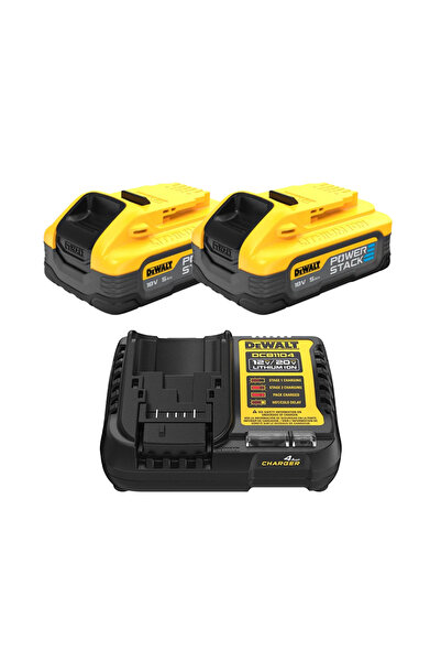 Dewalt DCBP518 18V 5.0Ah Akü + DCB1104 Şarj Cihazı Seti