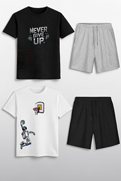 Trendy Merry Store 4-dijelni dečiji letnji set kaprih i majica