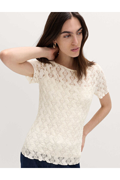 Marks & Spencer Dantel Detaylı Bluz