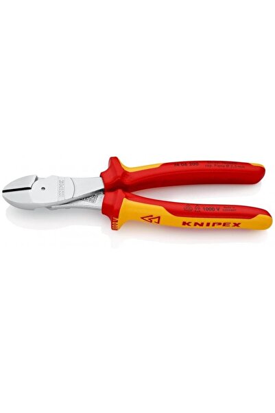 Knipex 74 06 200, Πλαγιοκόφτης Ατσαλοσύρματος, 1000V, VDE, 200mm