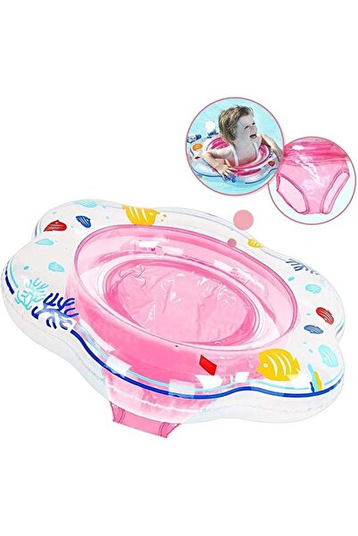 Arabest Inflatable Baby Swim Float Seat,Double Leak-Proof,Pink,for 6-36 Months
