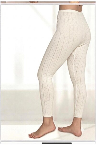 Altınay 5 Pieces Women's Plus Size Jacquard (Transfered) Long Leggings 90% Co...