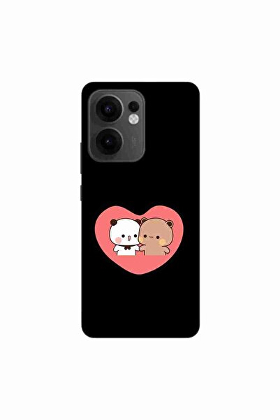 OEM Θήκη συμβατή με Oppo Reno13 F Σιλικόνης Τζελ TPU Μοντέλο Bubu Dudu με Καρδιά