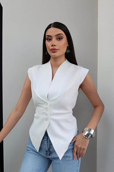 aura7 collection KADIN BEL BAĞLAMA DETAYLI TREND YELEK
