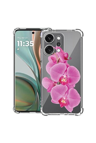 bestcase Противоударен калъф, съвместим с OPPO Reno14 F / FS, Флорален - Мини...