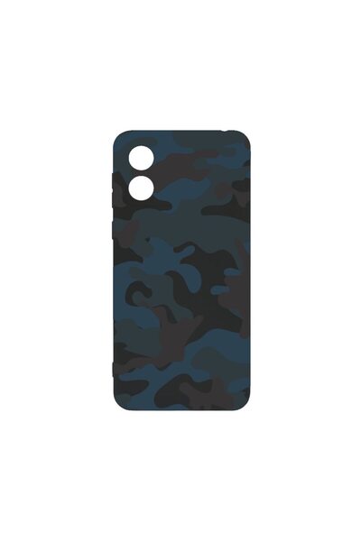 bestcase ¬Æ Husa Slim SIlicon 0.8MM, Compatibila Cu Motorola Moto E14, Camouf...